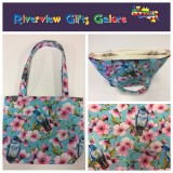 Medium Tote Bag - Blue Bird